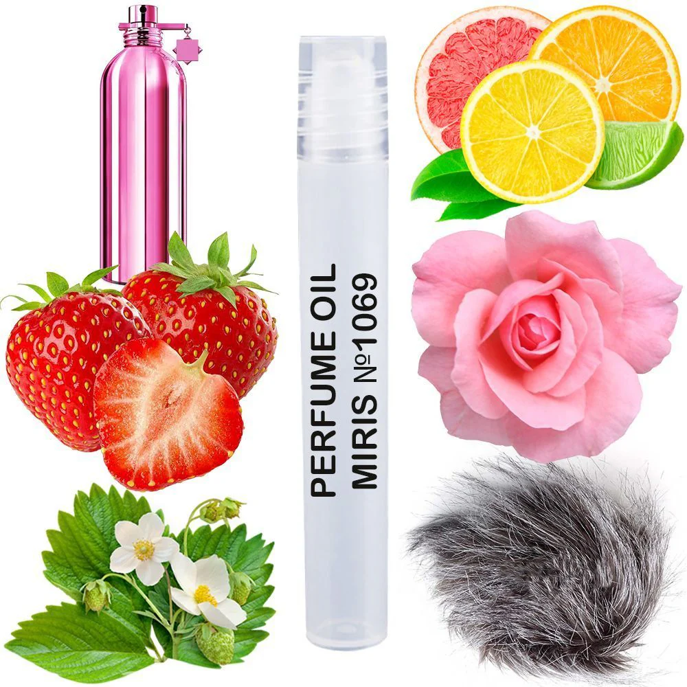 MIRIS No. 1069, Inspired by Roses Elixir, Long-Lasting Perfume Oil for Women Roll-On, Rollerball 0.34 Fl Oz / 10 ml