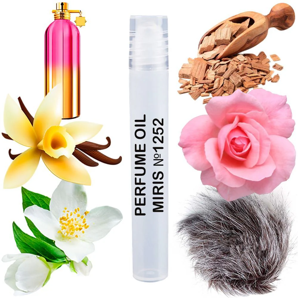 MIRIS No. 1252, Inspired by Intense Cherry, Long-Lasting Unisex Perfume Oil for Women & Men Roll-On, Rollerball 0.34 Fl Oz / 10 ml