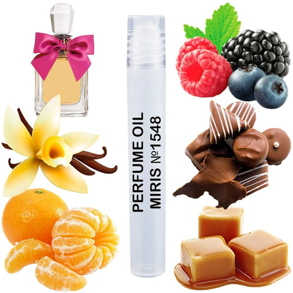 MIRIS No. 1548, Inspired by Viva la Juicy, Long-Lasting Perfume Oil for Women Roll-On, Rollerball 0.34 Fl Oz / 10 ml