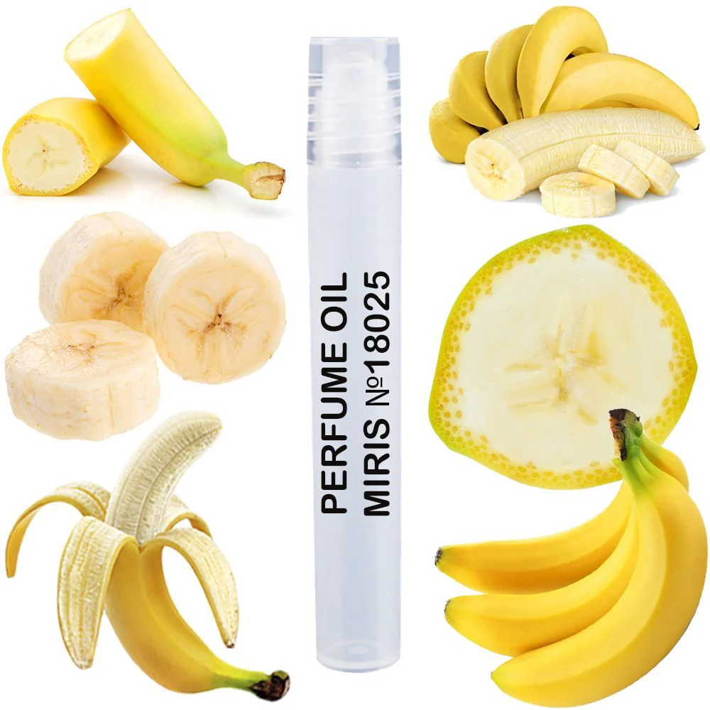 MIRIS No. 18025 Banane, Long-Lasting Unisex Perfume Oil for Women & Men Roll-On, Rollerball 0.34 Fl Oz / 10 ml