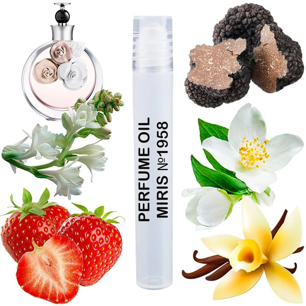 MIRIS No. 1958, Inspired by Valentina, Long-Lasting Perfume Oil for Women Roll-On, Rollerball 0.34 Fl Oz / 10 ml