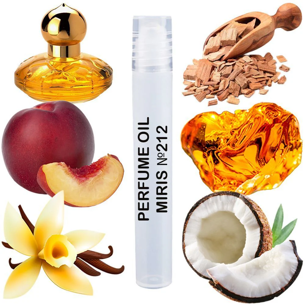 MIRIS No. 212, Inspired by Casmir, Long-Lasting Perfume Oil for Women Roll-On, Rollerball 0.34 Fl Oz / 10 ml
