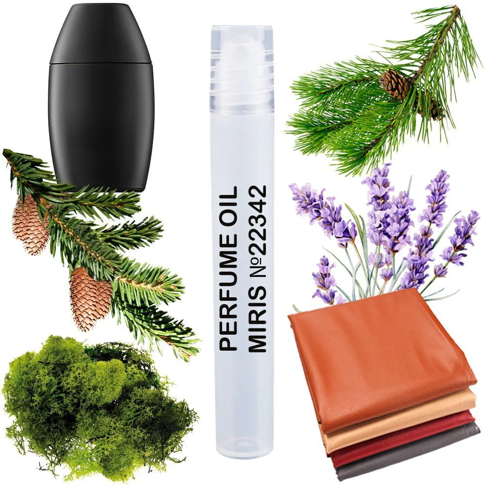 MIRIS No. 22342, Inspired by Drakar Noir, Long-Lasting Perfume Oil for Men Roll-On, Rollerball 0.34 Fl Oz / 10 ml