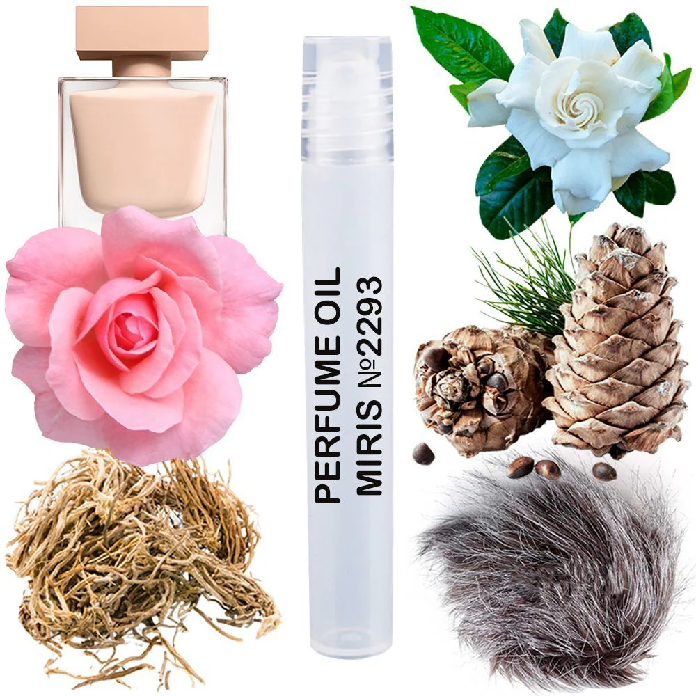 MIRIS No. 2293, Inspired by Narciso, Long-Lasting Perfume Oil for Women Roll-On, Rollerball 0.34 Fl Oz / 10 ml