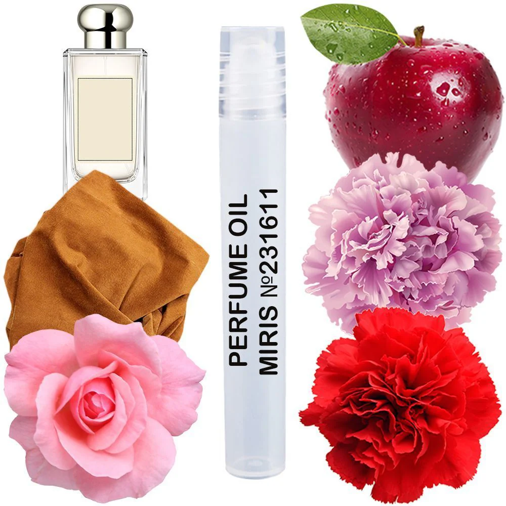 MIRIS No. 231611, Inspired by Peony & Blush Suede, Long-Lasting Perfume Oil for Women Roll-On, Rollerball 0.34 Fl Oz / 10 ml