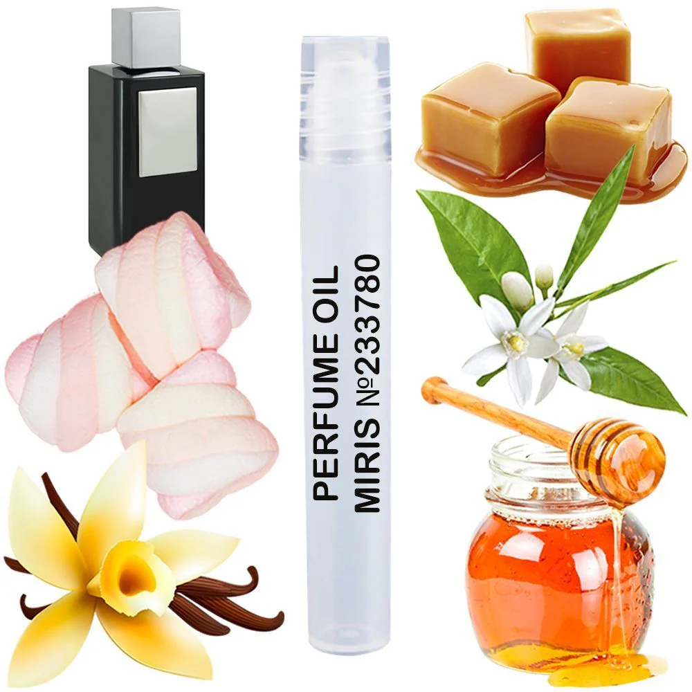 MIRIS No. 233780, Inspired by Sugar, Long-Lasting Unisex Perfume Oil for Women & Men Roll-On, Rollerball 0.34 Fl Oz / 10 ml