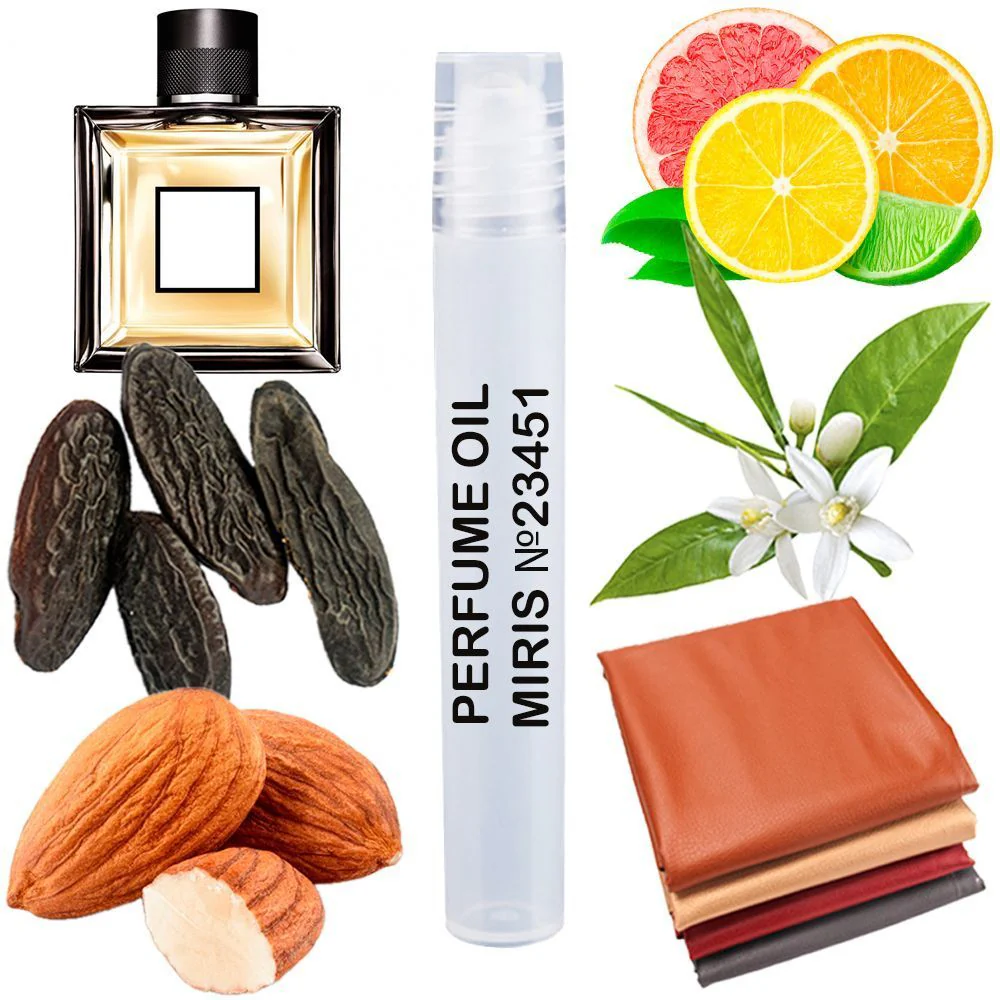 MIRIS No. 23451, Inspired by L'Homme Ideal, Long-Lasting Perfume Oil for Men Roll-On, Rollerball 0.34 Fl Oz / 10 ml