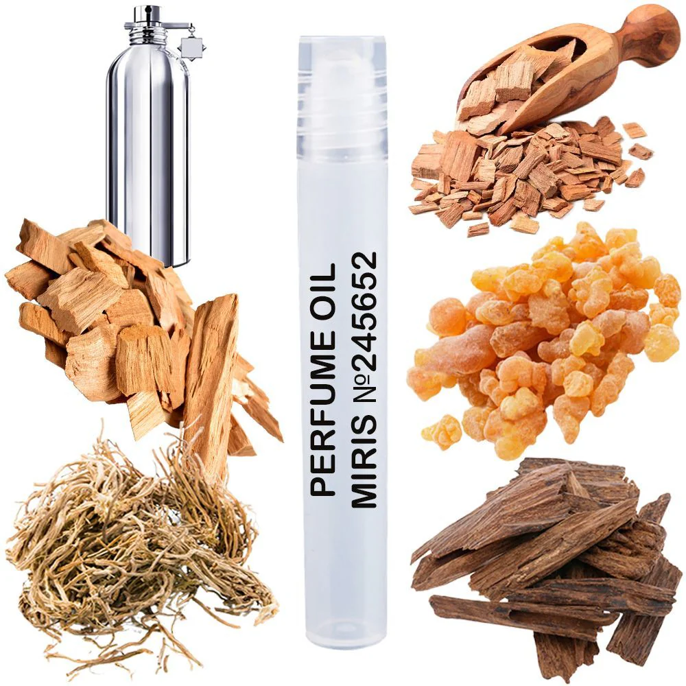 MIRIS No. 245652, Inspired by Wood and Spices, Long-Lasting Unisex Perfume Oil for Women & Men Roll-On, Rollerball 0.34 Fl Oz / 10 ml