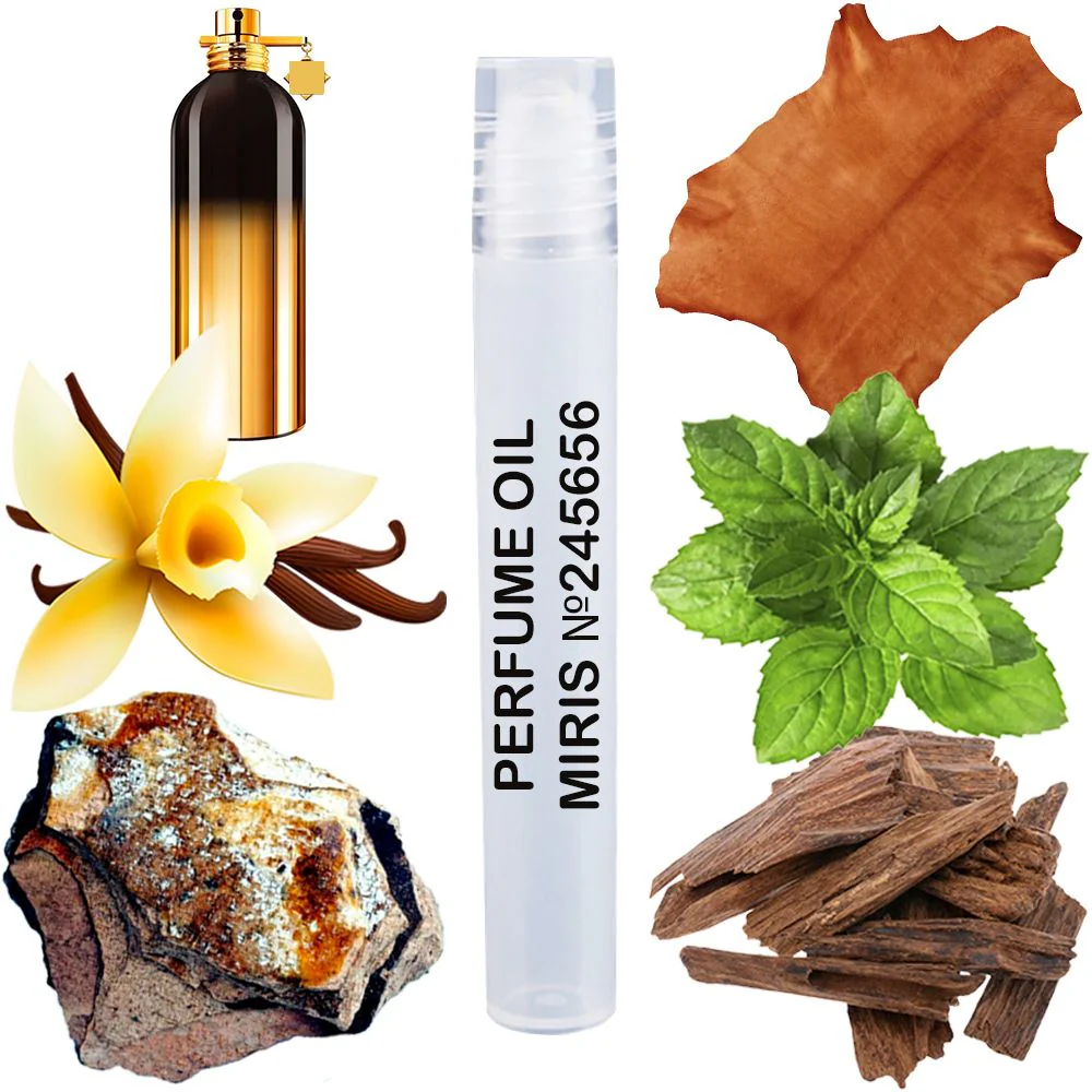MIRIS No. 245656, Inspired by Leather Patchouli, Long-Lasting Unisex Perfume Oil for Women & Men Roll-On, Rollerball 0.34 Fl Oz / 10 ml