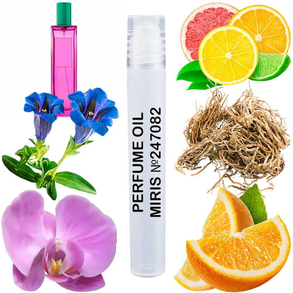 MIRIS No. 247082, Inspired by Cattleya Flower Bm, Long-Lasting Unisex Perfume Oil for Women & Men Roll-On, Rollerball 0.34 Fl Oz / 10 ml