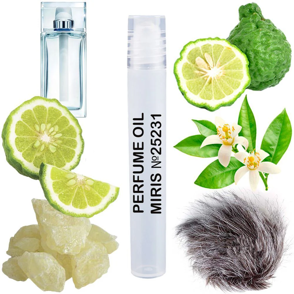 MIRIS No. 25231, Inspired by Di Homme Cologne, Long-Lasting Perfume Oil for Men Roll-On, Rollerball 0.34 Fl Oz / 10 ml