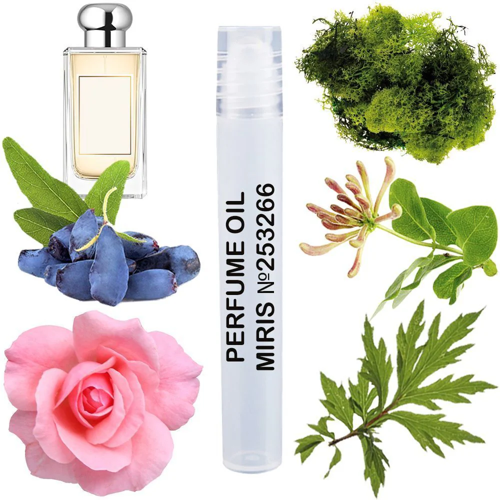 MIRIS No. 253266, Inspired by Honeysuckle & Davana, Long-Lasting Perfume Oil for Women Roll-On, Rollerball 0.34 Fl Oz / 10 ml