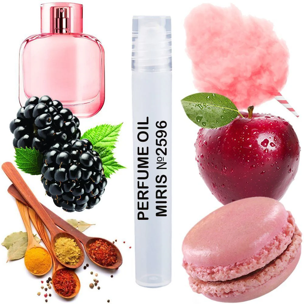 MIRIS No. 2596, Inspired by L.12.12 Elle Sparkling, Long-Lasting Perfume Oil for Women Roll-On, Rollerball 0.34 Fl Oz / 10 ml