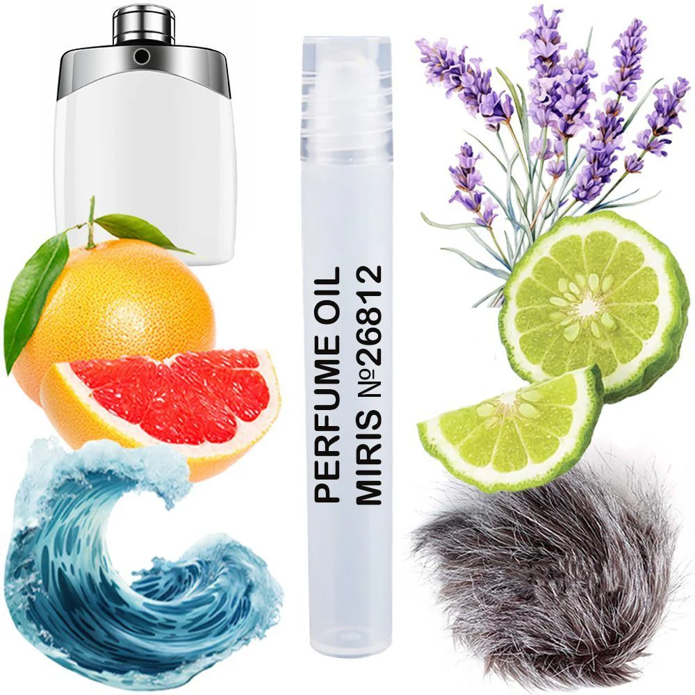 MIRIS No. 26812, Inspired by Legend Spirit, Long-Lasting Perfume Oil for Men Roll-On, Rollerball 0.34 Fl Oz / 10 ml