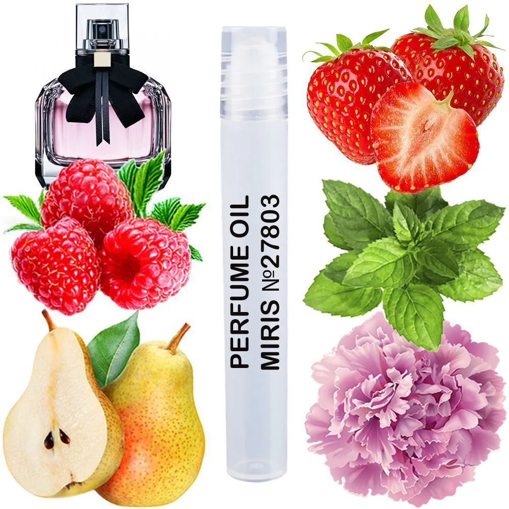 MIRIS No. 27803, Inspired by Mon Paris, Long-Lasting Perfume Oil for Women Roll-On, Rollerball 0.34 Fl Oz / 10 ml
