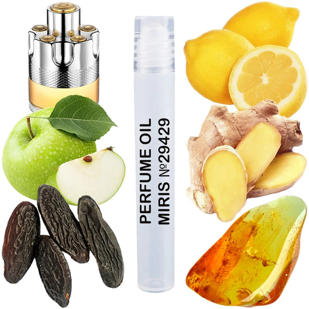 MIRIS No. 29429, Inspired by Wanted, Long-Lasting Perfume Oil for Men Roll-On, Rollerball 0.34 Fl Oz / 10 ml