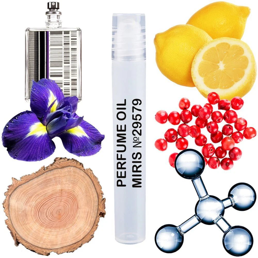 MIRIS No. 29579, Inspired by Escent 01, Long-Lasting Unisex Perfume Oil for Women & Men Roll-On, Rollerball 0.34 Fl Oz / 10 ml