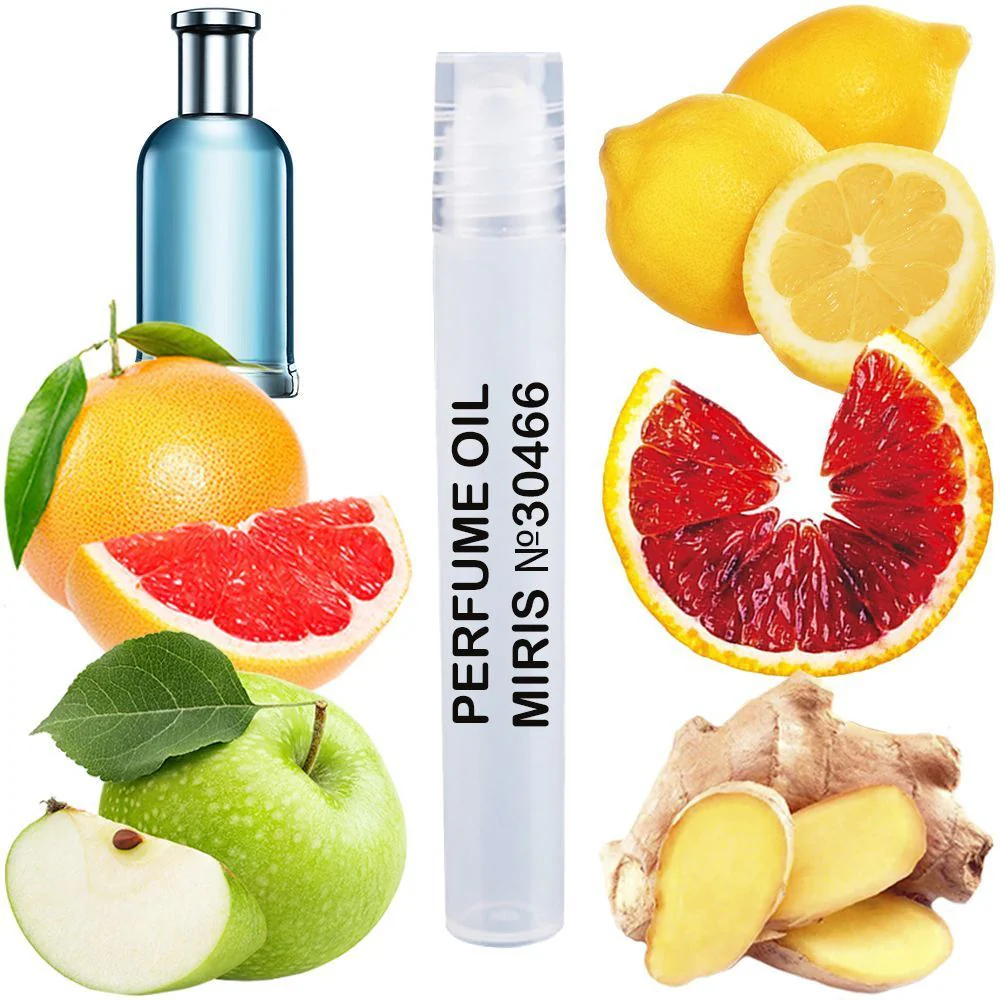 MIRIS No. 30466, Inspired by Bos Bottled Tonic, Long-Lasting Perfume Oil for Men Roll-On, Rollerball 0.34 Fl Oz / 10 ml