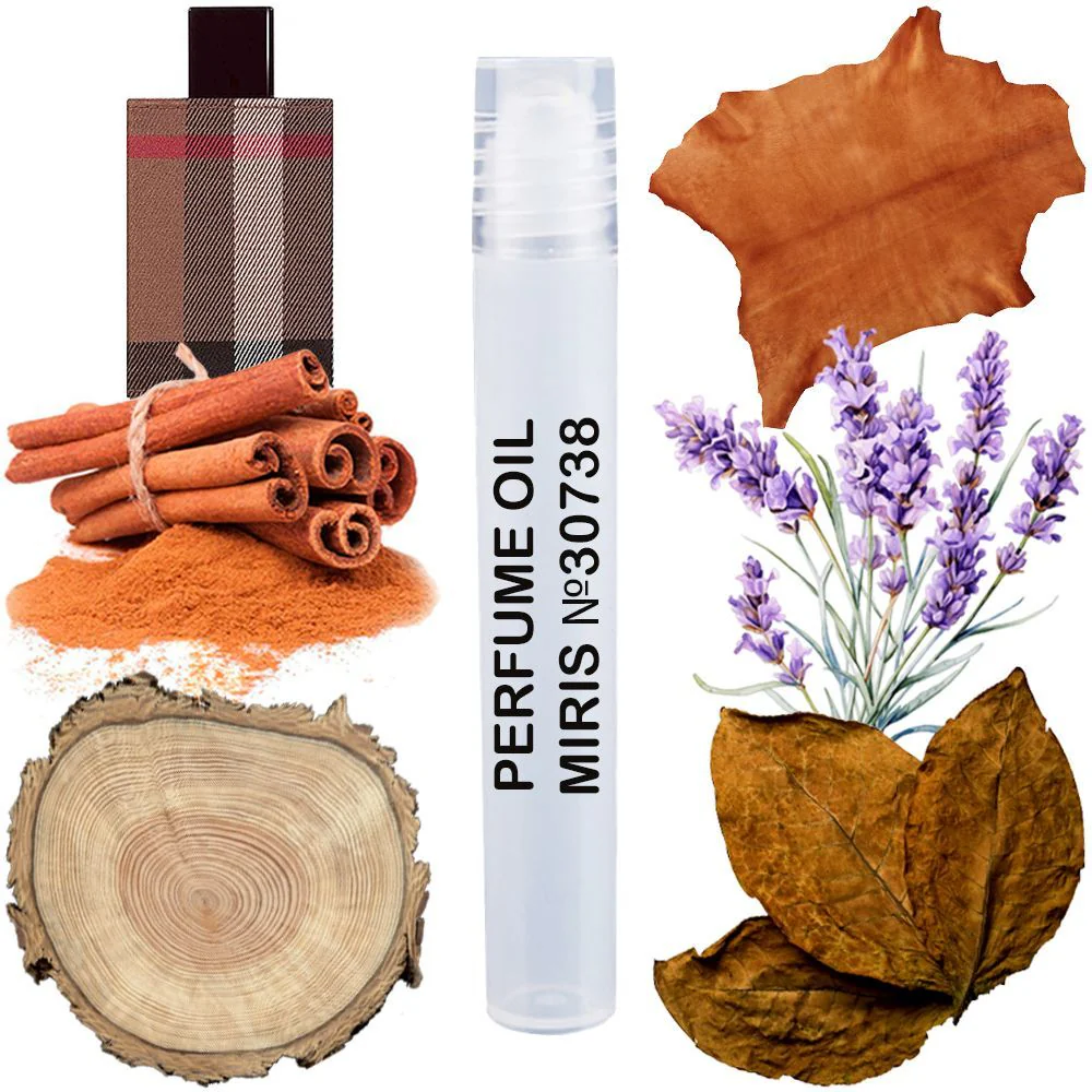 MIRIS No. 30738, Inspired by London, Long-Lasting Perfume Oil for Men Roll-On, Rollerball 0.34 Fl Oz / 10 ml