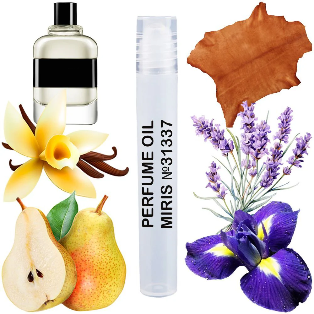 MIRIS No. 31337, Inspired by Gentlemen 2017, Long-Lasting Perfume Oil for Men Roll-On, Rollerball 0.34 Fl Oz / 10 ml