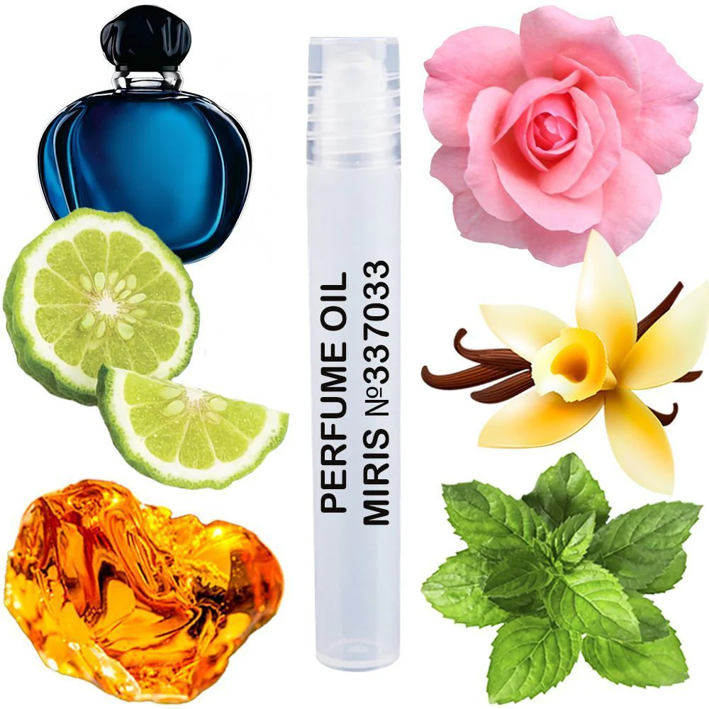 MIRIS No. 337033, Inspired by Midnight Pois, Long-Lasting Perfume Oil for Women Roll-On, Rollerball 0.34 Fl Oz / 10 ml