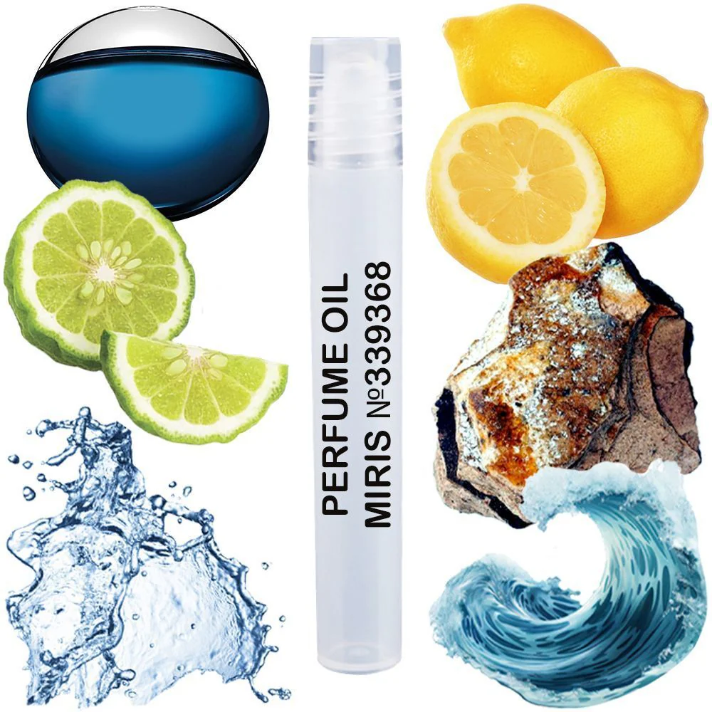MIRIS No. 339368, Inspired by Aqva Homme Atlantiqve, Long-Lasting Perfume Oil for Men Roll-On, Rollerball 0.34 Fl Oz / 10 ml