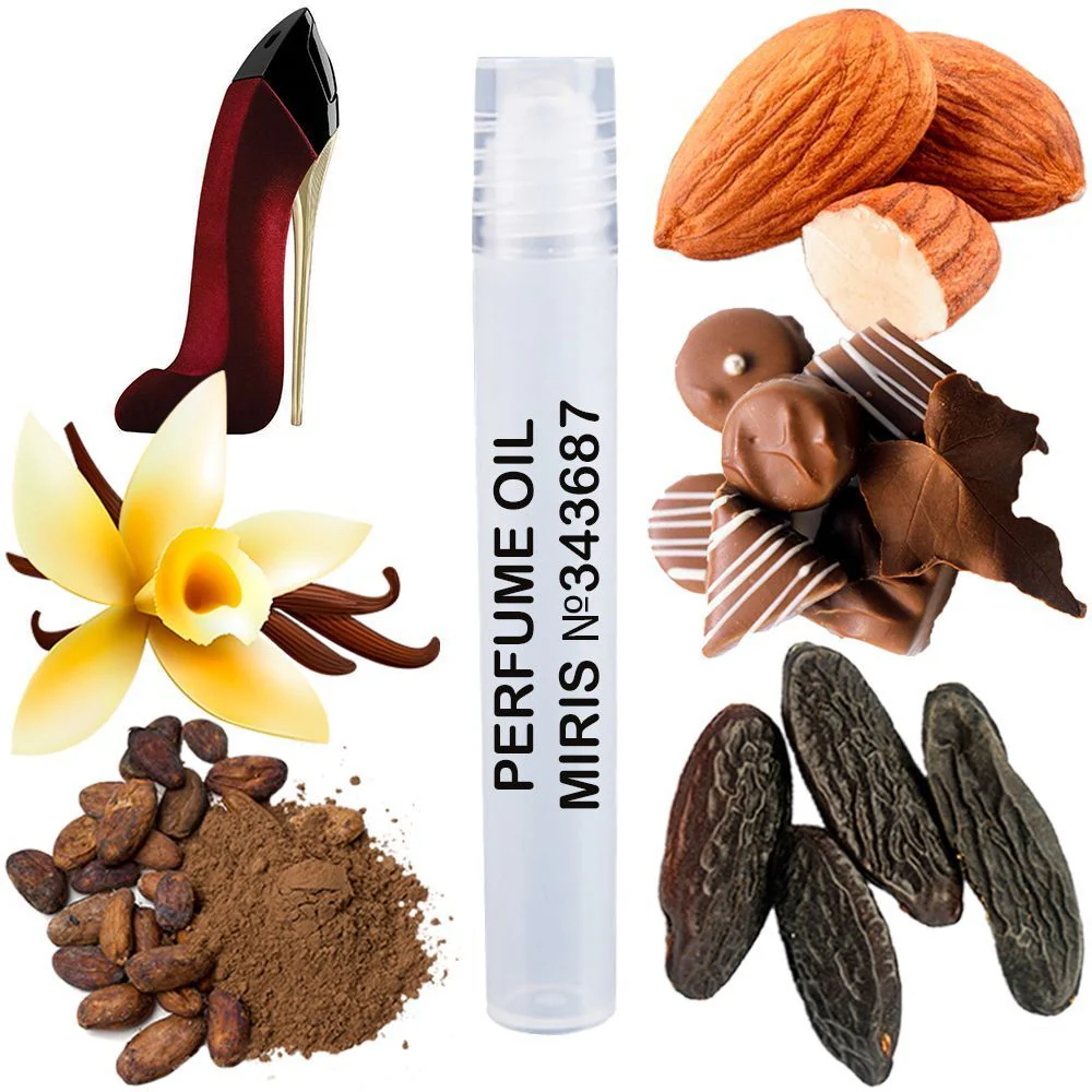MIRIS No. 343687, Inspired by God Girl Velvet Fatale, Long-Lasting Perfume Oil for Women Roll-On, Rollerball 0.34 Fl Oz / 10 ml