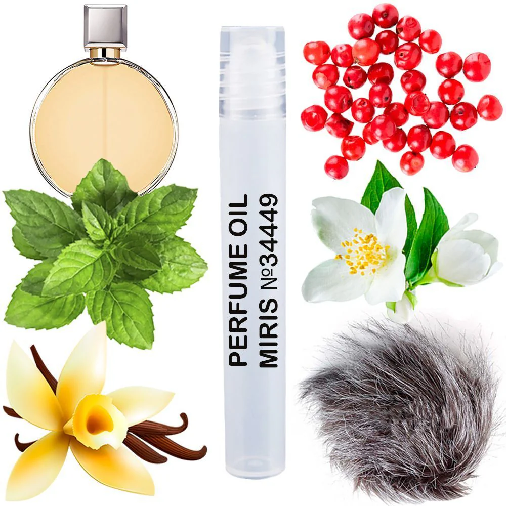 MIRIS No. 34449, Inspired by Chance, Long-Lasting Perfume Oil for Women Roll-On, Rollerball 0.34 Fl Oz / 10 ml