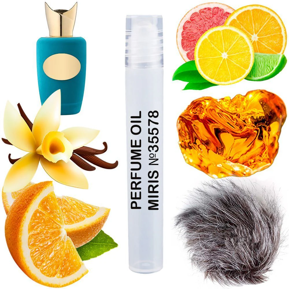 MIRIS No. 35578, Inspired by Erba Pura, Long-Lasting Unisex Perfume Oil for Women & Men Roll-On, Rollerball 0.34 Fl Oz / 10 ml