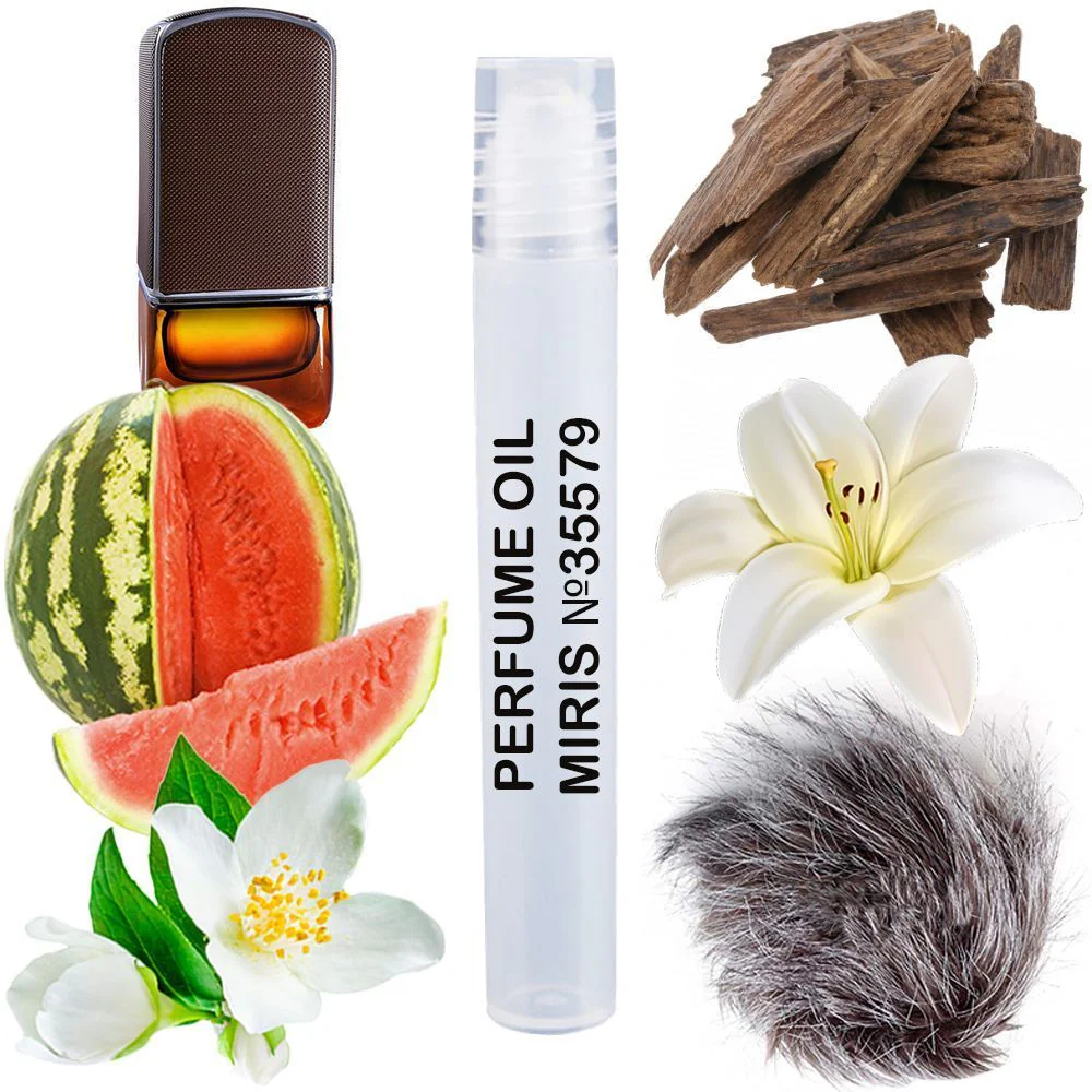 MIRIS No. 35579, Inspired by Aristocrat, Long-Lasting Perfume Oil for Men Roll-On, Rollerball 0.34 Fl Oz / 10 ml