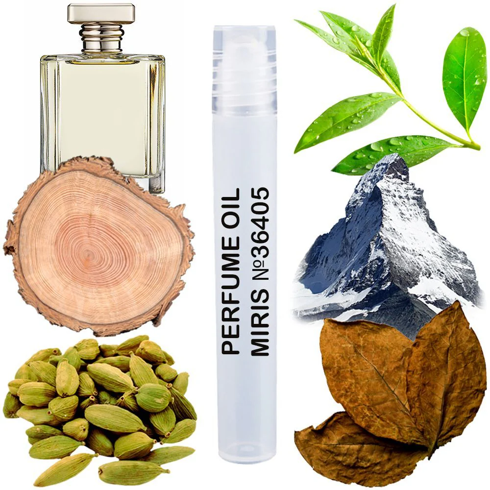 MIRIS No. 36405, Inspired by Montabaco, Long-Lasting Unisex Perfume Oil for Women & Men Roll-On, Rollerball 0.34 Fl Oz / 10 ml
