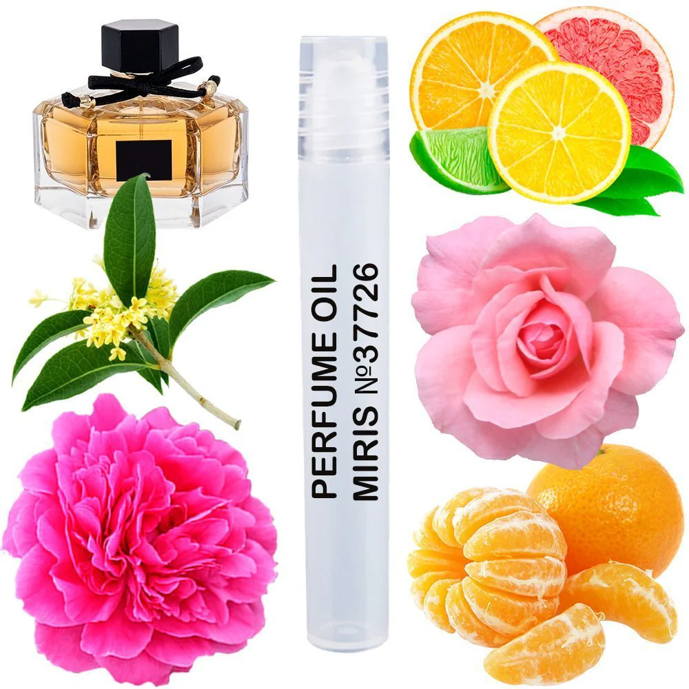 MIRIS No. 37726, Inspired by Flo by Gu, Long-Lasting Perfume Oil for Women Roll-On, Rollerball 0.34 Fl Oz / 10 ml