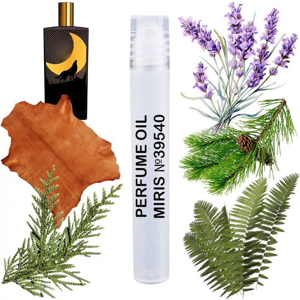 MIRIS No. 39540, Inspired by Russian Leather, Long-Lasting Unisex Perfume Oil for Women & Men Roll-On, Rollerball 0.34 Fl Oz / 10 ml