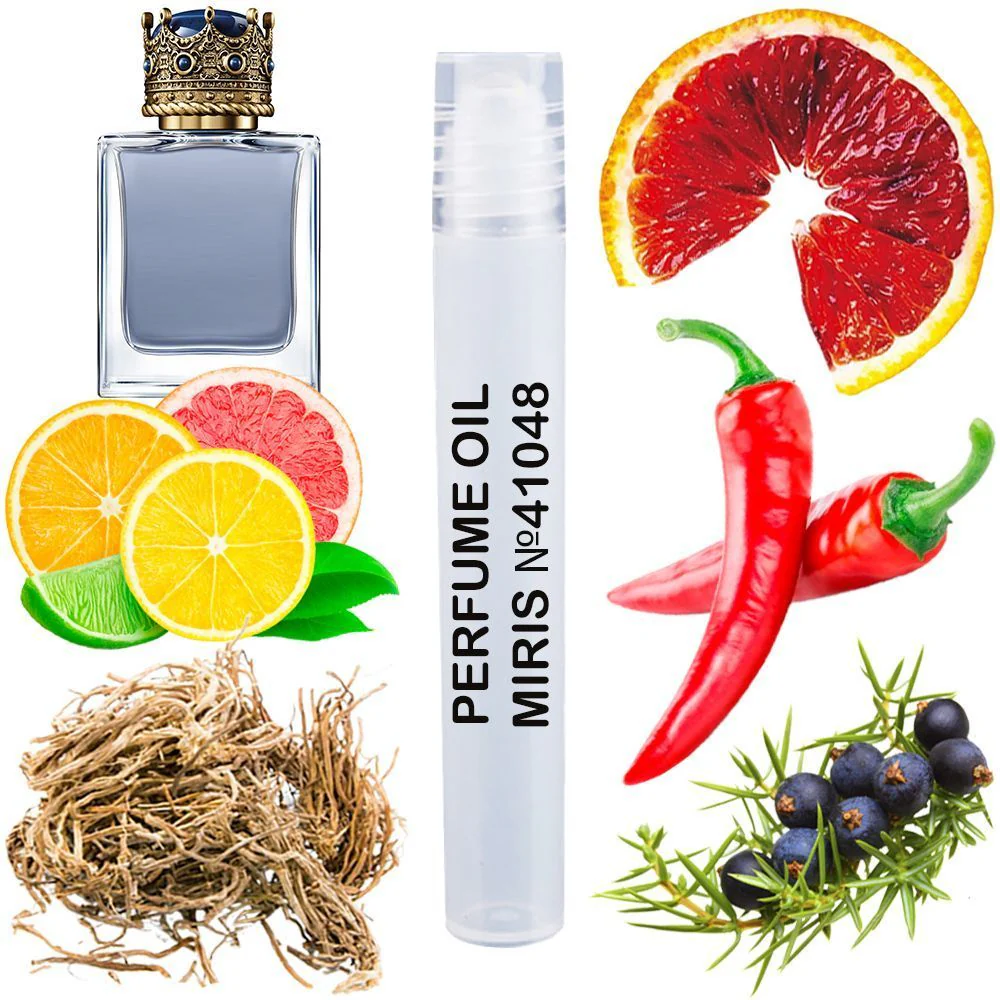 MIRIS No. 41048, Inspired by K, Long-Lasting Perfume Oil for Men Roll-On, Rollerball 0.34 Fl Oz / 10 ml