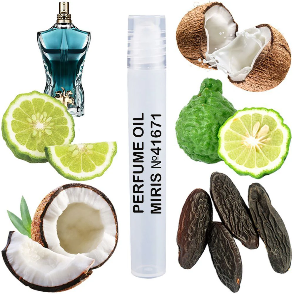 MIRIS No. 41671, Inspired by Le Beau, Long-Lasting Perfume Oil for Men Roll-On, Rollerball 0.34 Fl Oz / 10 ml