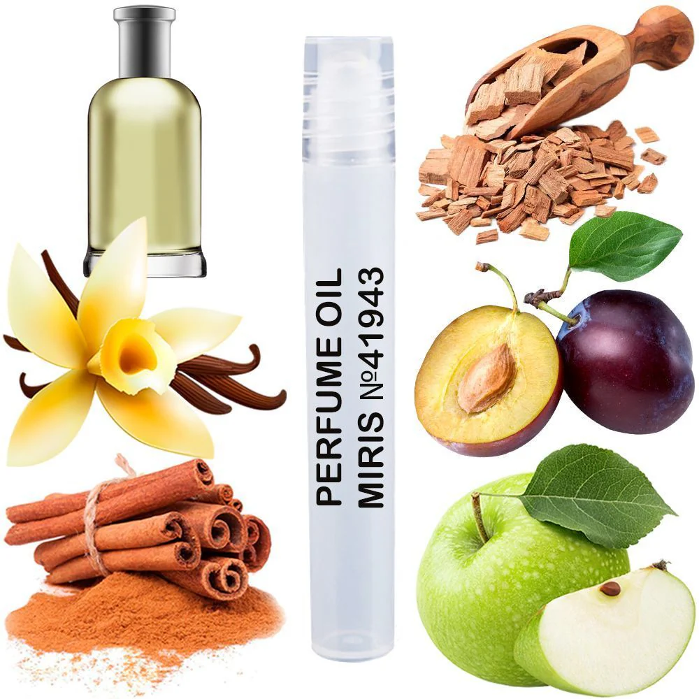 MIRIS No. 41943, Inspired by Bos Bottled No. 6, Long-Lasting Perfume Oil for Men Roll-On, Rollerball 0.34 Fl Oz / 10 ml