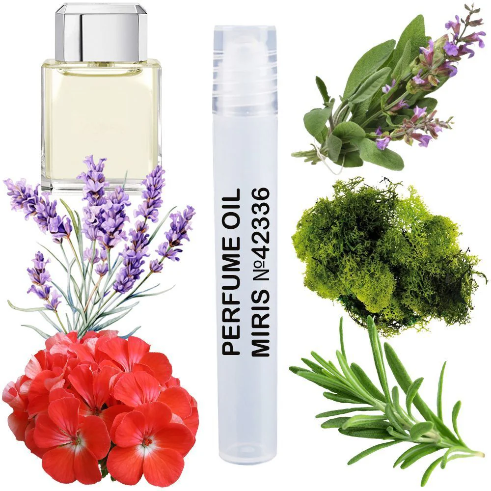 MIRIS No. 42336, Inspired by Egoiste Platinum, Long-Lasting Perfume Oil for Men Roll-On, Rollerball 0.34 Fl Oz / 10 ml