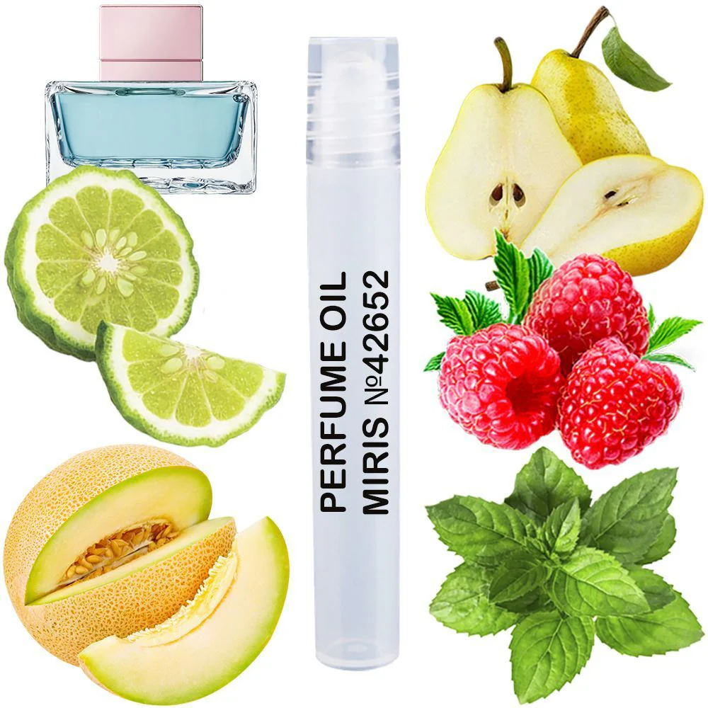 MIRIS No. 42652, Inspired by Blue Seduction, Long-Lasting Perfume Oil for Women Roll-On, Rollerball 0.34 Fl Oz / 10 ml