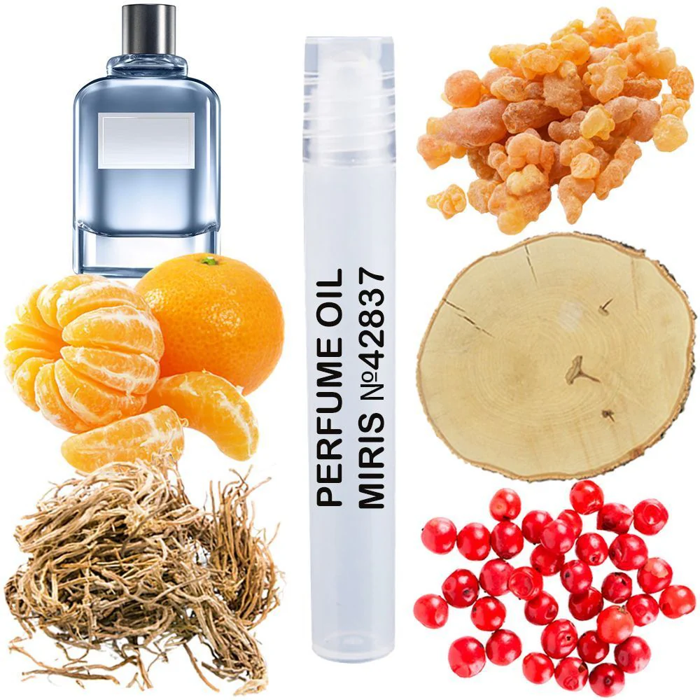 MIRIS No. 42837, Inspired by Gentlemen Only, Long-Lasting Perfume Oil for Men Roll-On, Rollerball 0.34 Fl Oz / 10 ml