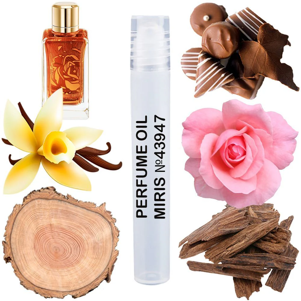 MIRIS No. 43947, Inspired by Oud Bouquet, Long-Lasting Unisex Perfume Oil for Women & Men Roll-On, Rollerball 0.34 Fl Oz / 10 ml