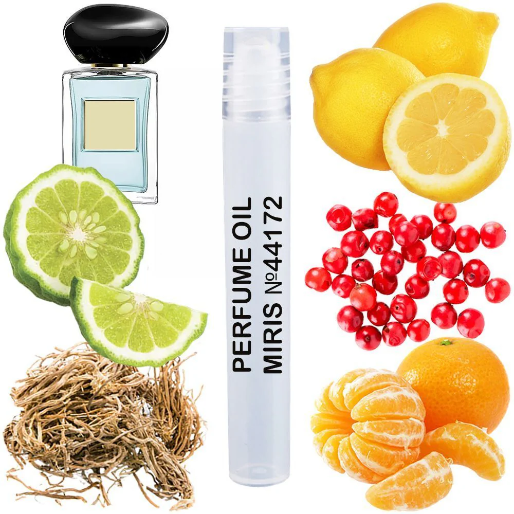 MIRIS No. 44172, Inspired by Prive Vetiver d'Hiver, Long-Lasting Perfume Oil for Men Roll-On, Rollerball 0.34 Fl Oz / 10 ml