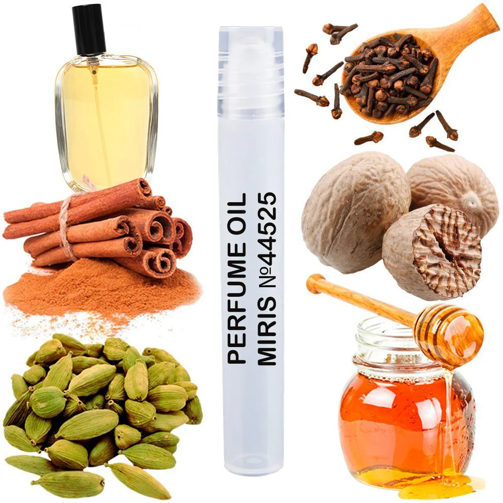 MIRIS No. 44525, Inspired by Com Des Garc, Long-Lasting Unisex Perfume Oil for Women & Men Roll-On, Rollerball 0.34 Fl Oz / 10 ml