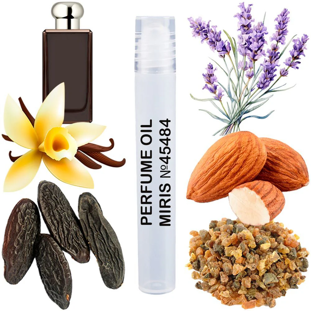 MIRIS No. 45484, Inspired by Myrrh & Tonka, Long-Lasting Unisex Perfume Oil for Women & Men Roll-On, Rollerball 0.34 Fl Oz / 10 ml