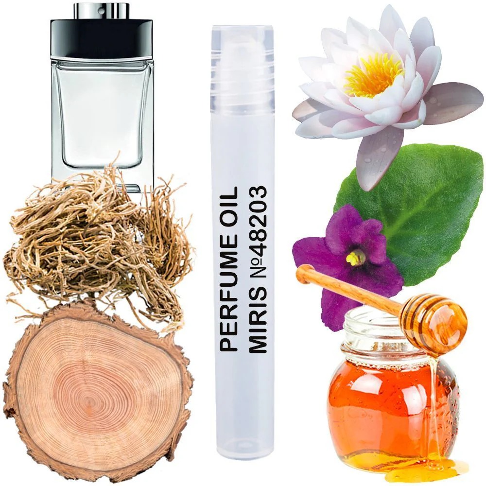 MIRIS No. 48203, Inspired by Bvl Man, Long-Lasting Perfume Oil for Men Roll-On, Rollerball 0.34 Fl Oz / 10 ml