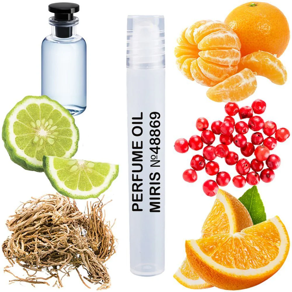 MIRIS No. 48869, Inspired by Meteore, Long-Lasting Perfume Oil for Men Roll-On, Rollerball 0.34 Fl Oz / 10 ml