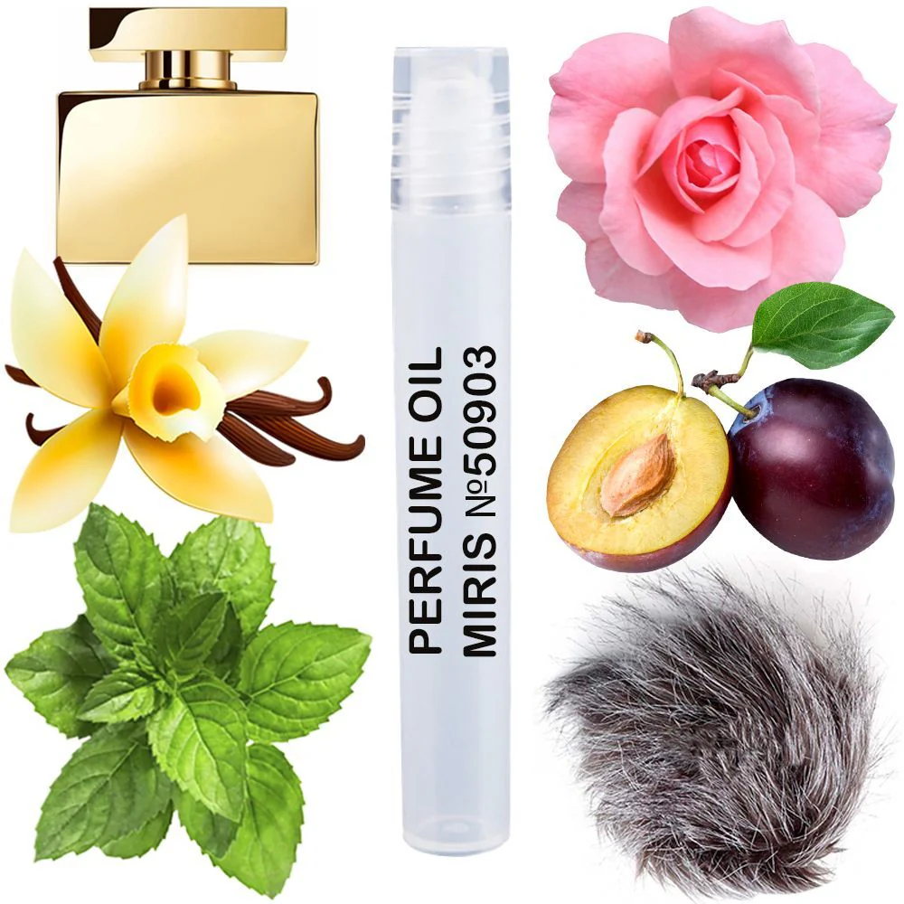 MIRIS No. 50903, Inspired by The One Gold, Long-Lasting Perfume Oil for Women Roll-On, Rollerball 0.34 Fl Oz / 10 ml
