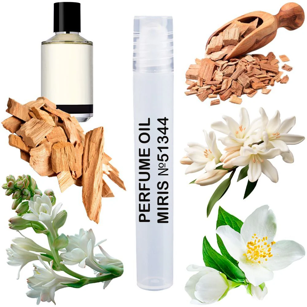 MIRIS No. 51344, Inspired by Gardens Of India 79, Long-Lasting Unisex Perfume Oil for Women & Men Roll-On, Rollerball 0.34 Fl Oz / 10 ml