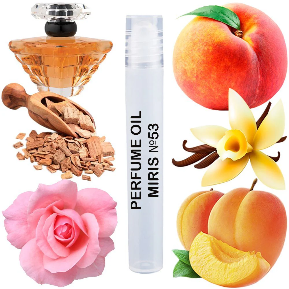 MIRIS No. 53, Inspired by Tresor, Long-Lasting Perfume Oil for Women Roll-On, Rollerball 0.34 Fl Oz / 10 ml