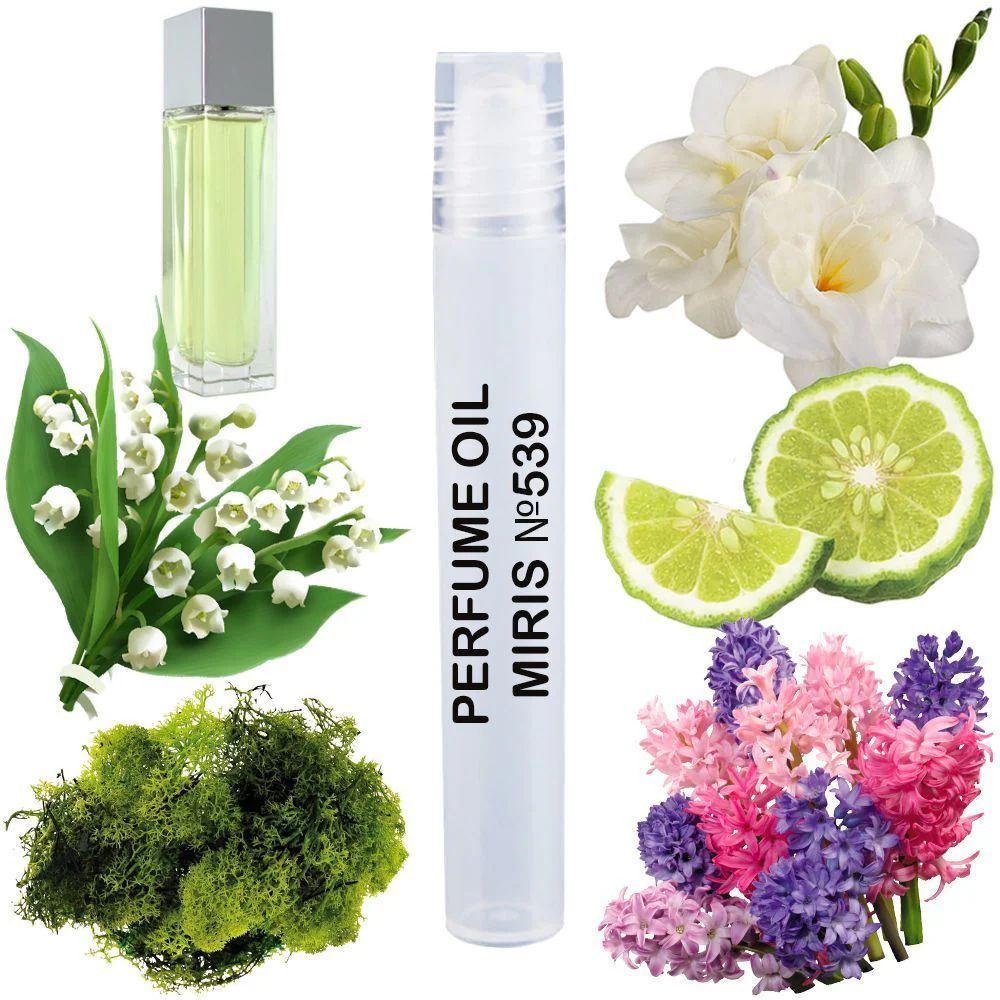 MIRIS No. 539, Inspired by Envy, Long-Lasting Perfume Oil for Women Roll-On, Rollerball 0.34 Fl Oz / 10 ml