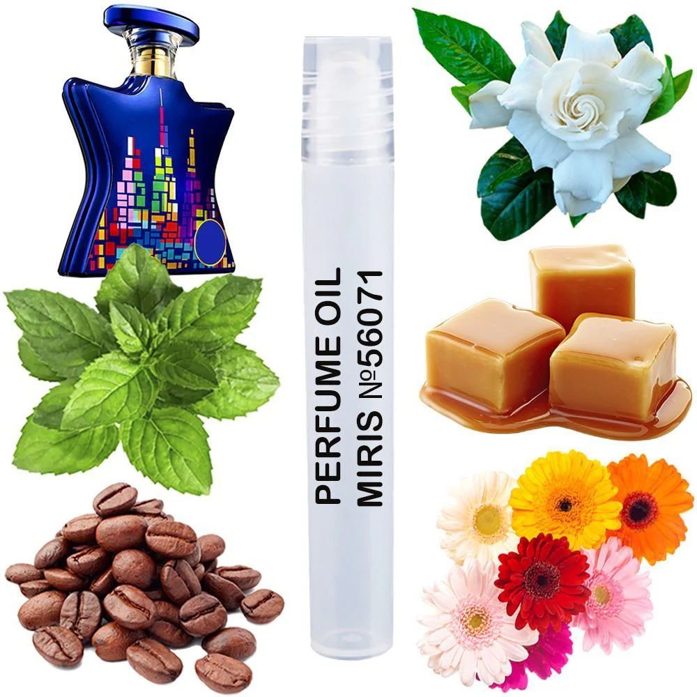 MIRIS No. 56071, Inspired by NY Night, Long-Lasting Unisex Perfume Oil for Women & Men Roll-On, Rollerball 0.34 Fl Oz / 10 ml